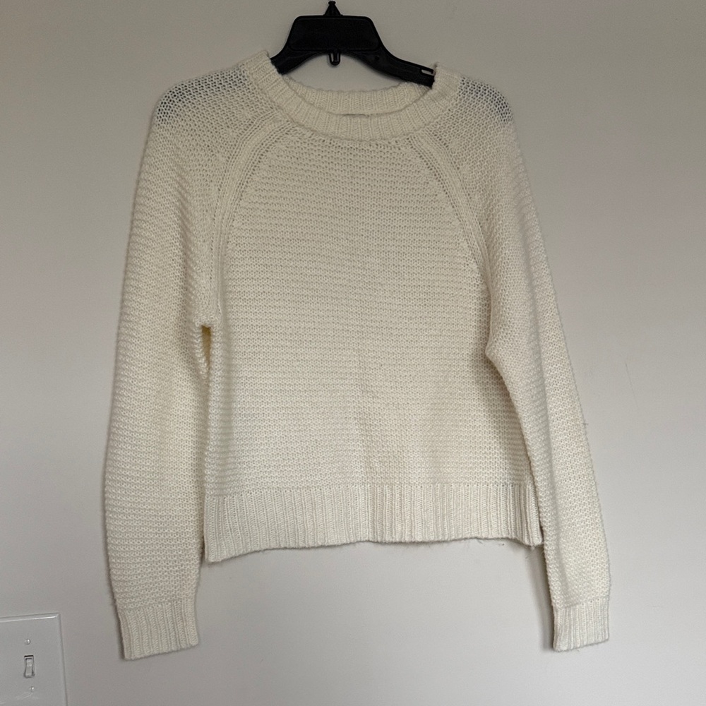 a new day Cream Crew Neck Sweater